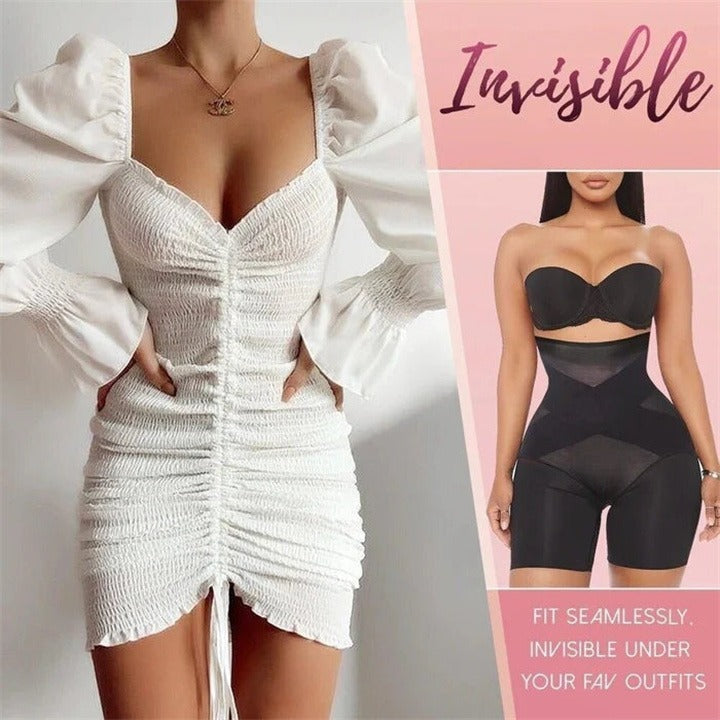 2023 New Cross Compression Abs Booty High Waisted Shaper