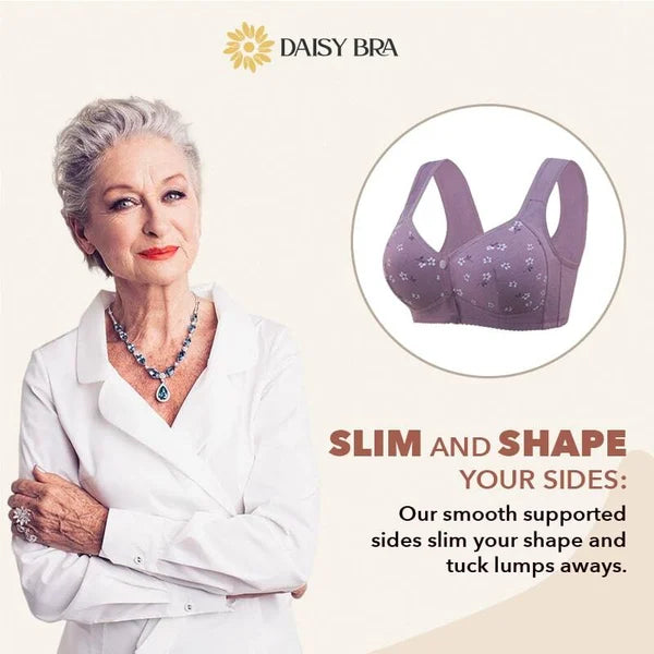 COMFORTABLE CONVENIENT FRONT BUTTON BRA