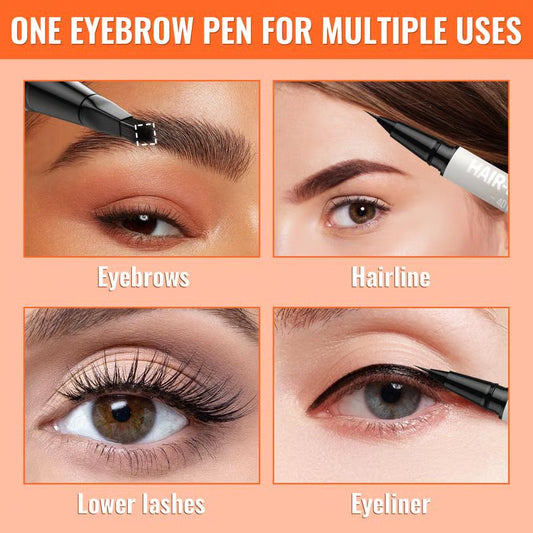 🎁Buy 1 Get 1 Free🔥 4D Brow Pen – For Natural, All-Day Eyebrow & Eyeliner Perfection! 💁♀