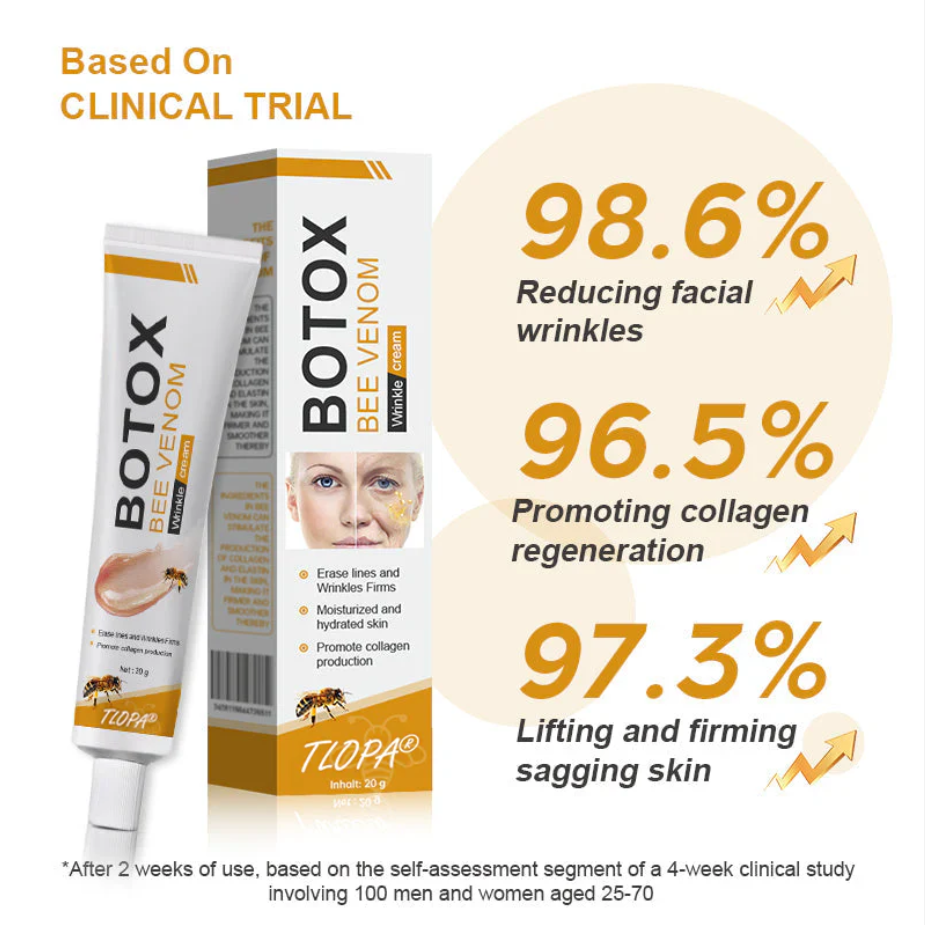 👨‍⚕️ Made and Shipped from US✅ Botox Bee Venom Wrinkle Removal Cream- LAST DAY 80% OFF
