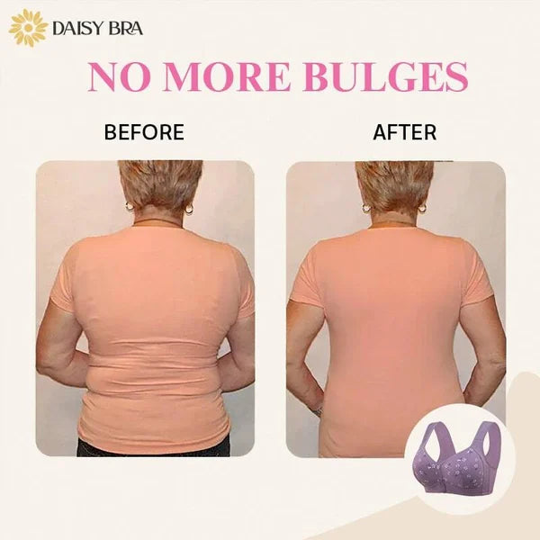 COMFORTABLE CONVENIENT FRONT BUTTON BRA