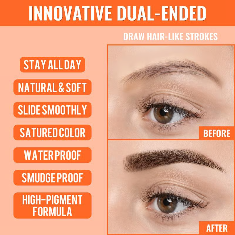 β¨ 4D Brow Pen β For Natural, All-Day Eyebrow & Eyeliner Perfection! πββ