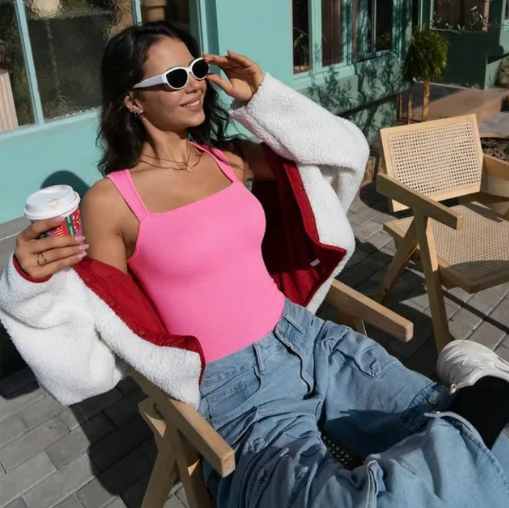 The perfect Summer bodysuits-Sleeveless Tank Tops Bodysuits