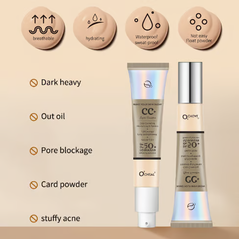Luxe Brush Foundation - SPF50+(Perfect for every age group)