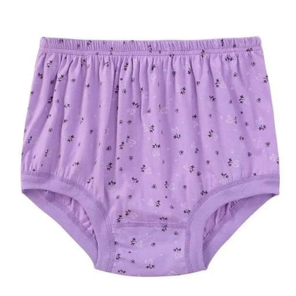 New High-Waist Ladies Cotton Panties Plus Sizes