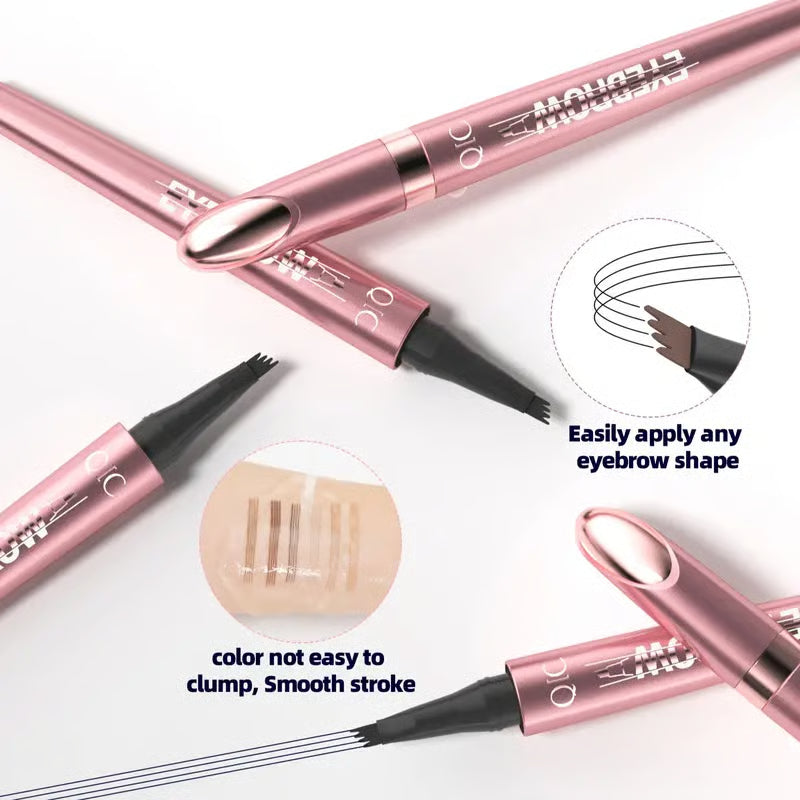 🎁Buy 1 Get 1 Free🔥Waterproof Micro-Fork Eyebrow Pencil, Long-Lasting Brow Pen for Natural Hair-Like Strokes, Smudge-Proof Makeup Tool for Daily Use & Soft Glam