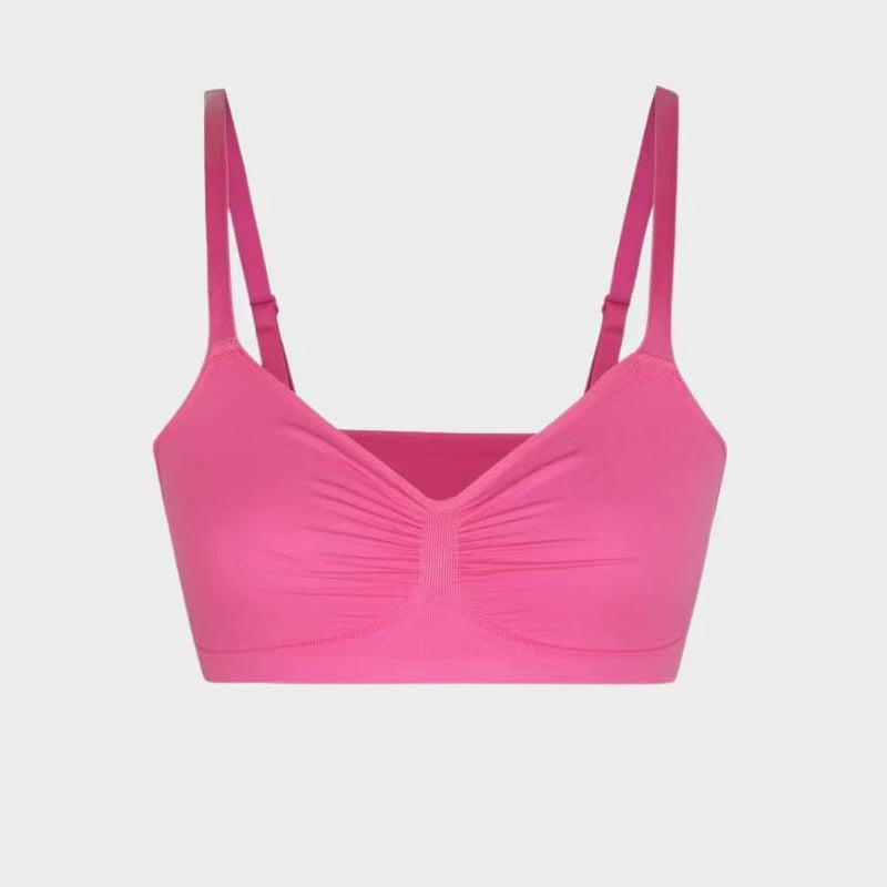 Womens Wireless Sculpt Bra Comfort Bralettes No Underwire Unlined Cami Bra