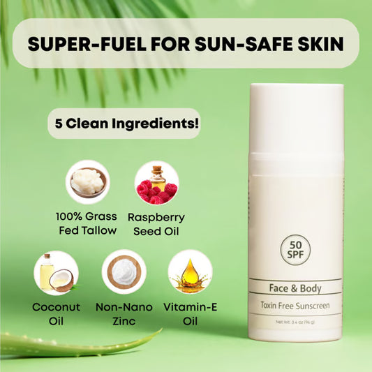 🔥Summer hot sale🌞 Natural Mineral Sun Protection with Red Raspberry
