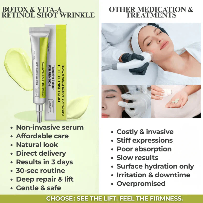 🌿 💫Tiworld® Botox & Vita-A Retinol Shot Wrinkle-Lift Tightening cream - Last Day Promotion 70% OFF