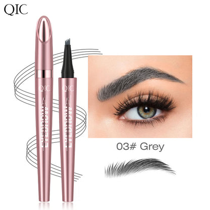 🎁Buy 1 Get 1 Free🔥Waterproof Micro-Fork Eyebrow Pencil, Long-Lasting Brow Pen for Natural Hair-Like Strokes, Smudge-Proof Makeup Tool for Daily Use & Soft Glam