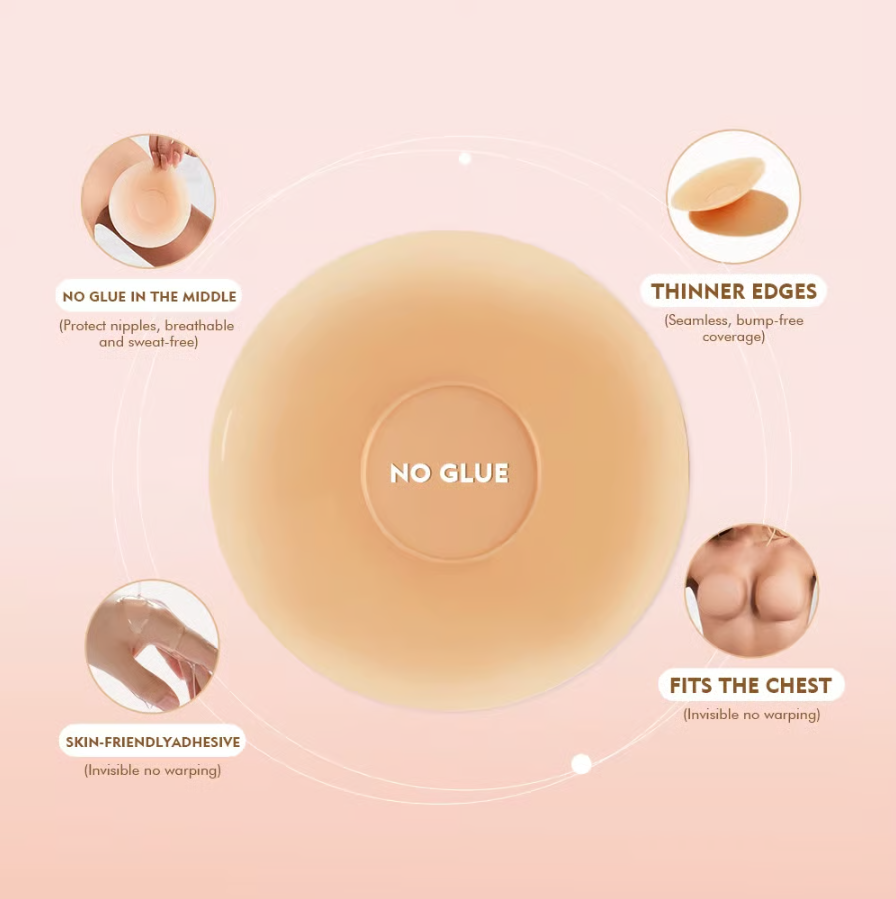 🏆#1 Bestselling🏆 ---- Sticky not icky! Seamless Nipple Covers