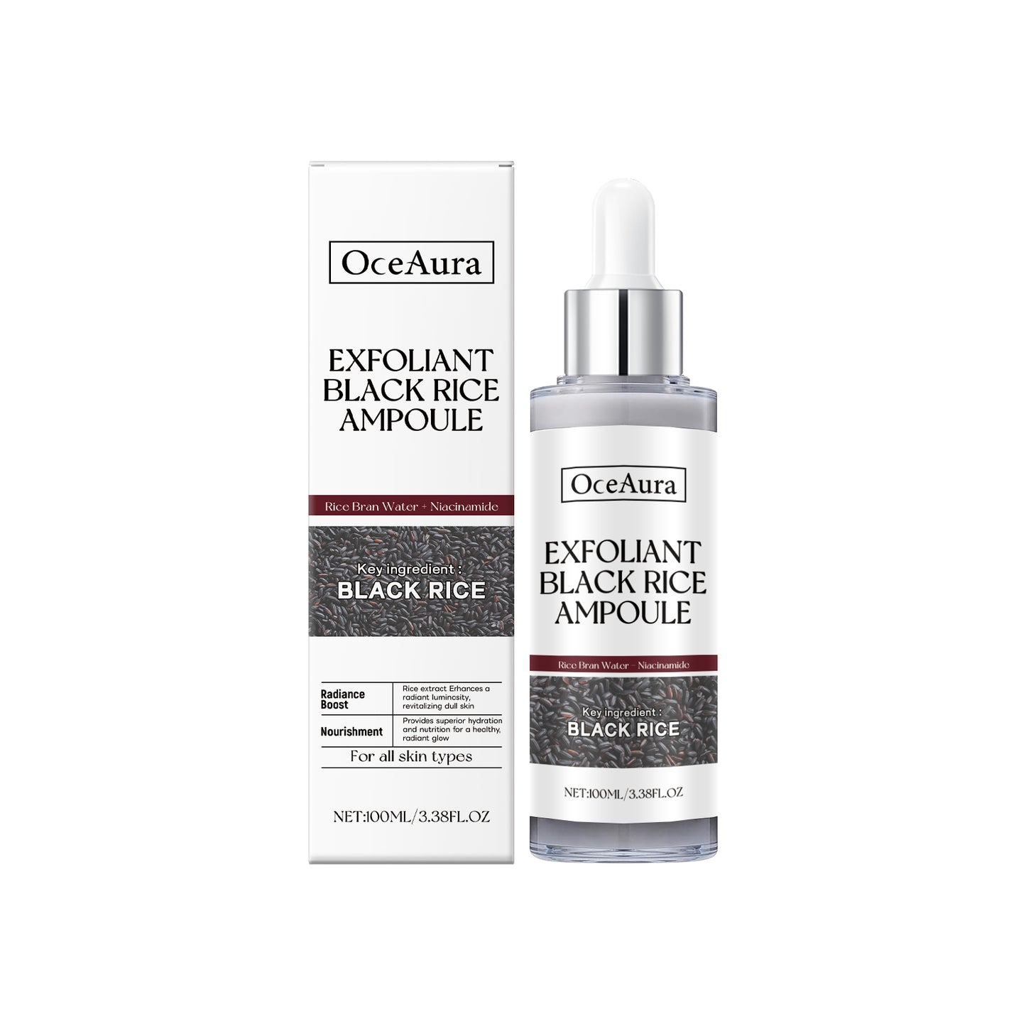 ✨OceAura Rice Liquid Series Skin Cleansing Exfoliating Dead Skin Facial Care Essence
