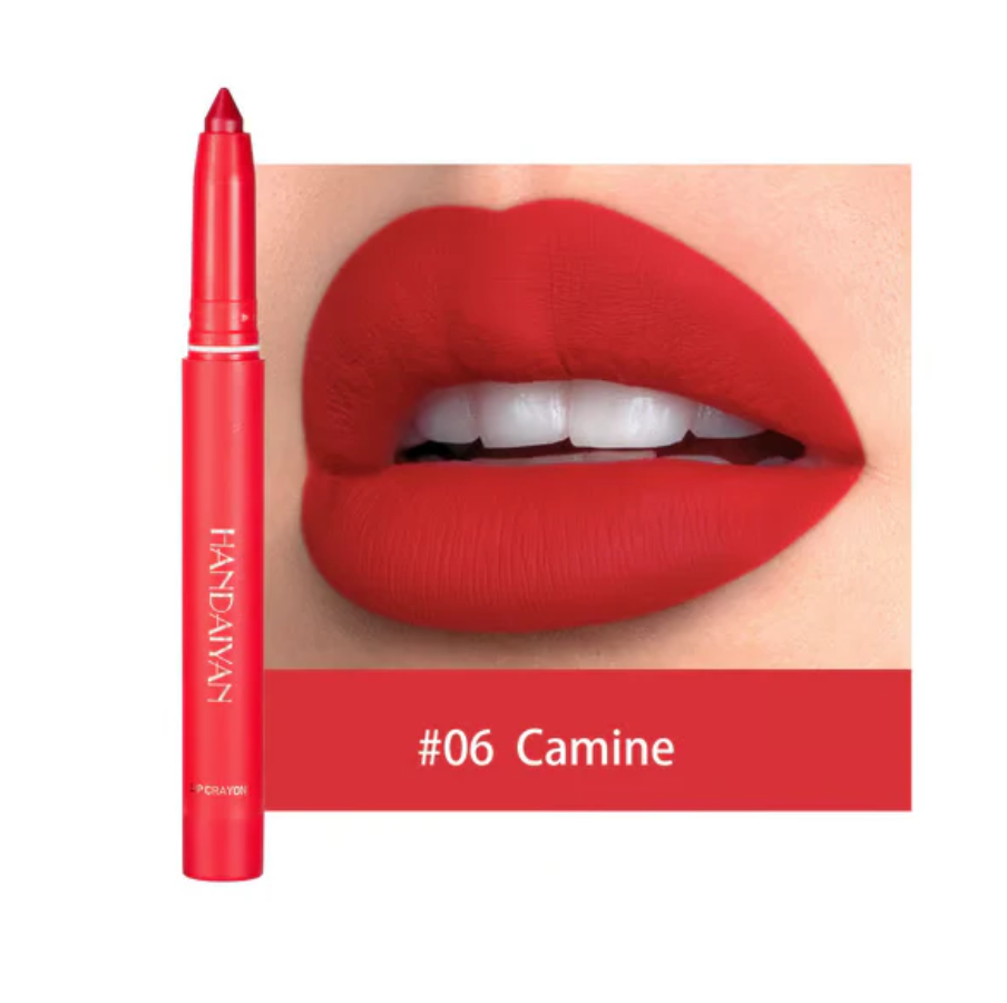 Say Goodbye to Smudges! 💄 Rotating Matte Lipstick Pencils – Long-Lasting, Sharpenable & On Sale Now!