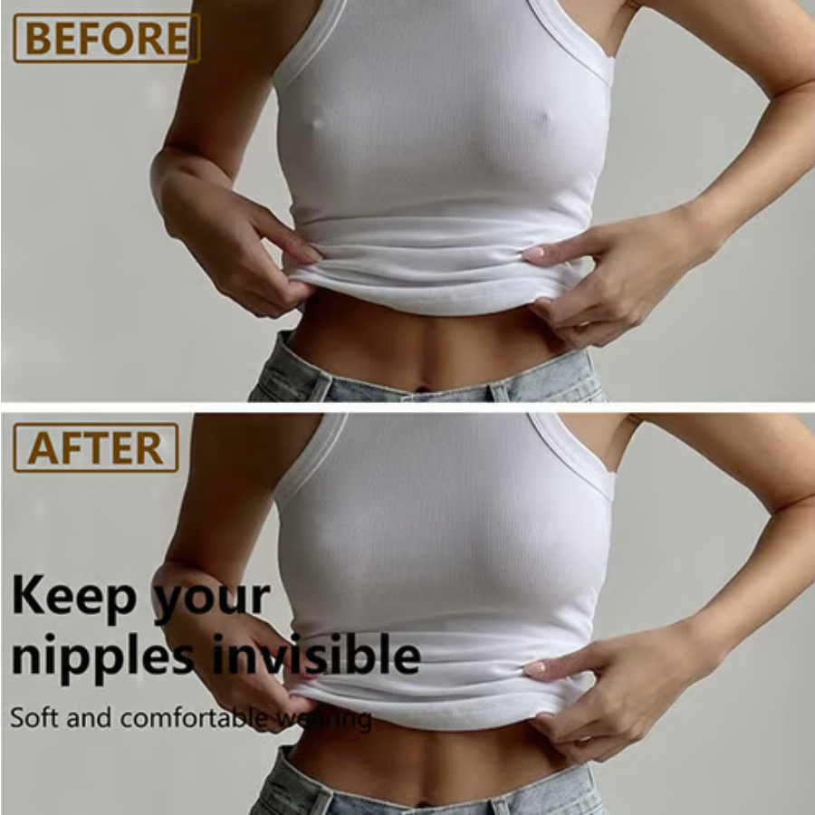 🏆#1 Bestselling🏆 ---- Sticky not icky! Seamless Nipple Covers