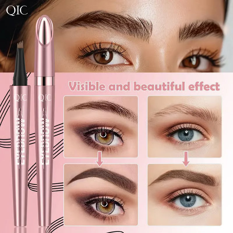 🎁Buy 1 Get 1 Free🔥Waterproof Micro-Fork Eyebrow Pencil, Long-Lasting Brow Pen for Natural Hair-Like Strokes, Smudge-Proof Makeup Tool for Daily Use & Soft Glam