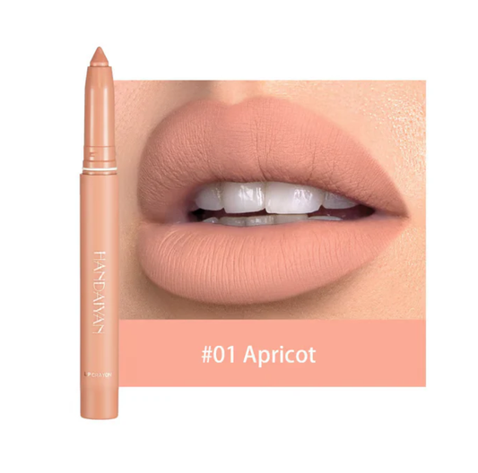 Say Goodbye to Smudges! 💄 Rotating Matte Lipstick Pencils – Long-Lasting, Sharpenable & On Sale Now!