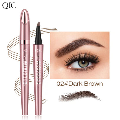 🎁Buy 1 Get 1 Free🔥Waterproof Micro-Fork Eyebrow Pencil, Long-Lasting Brow Pen for Natural Hair-Like Strokes, Smudge-Proof Makeup Tool for Daily Use & Soft Glam