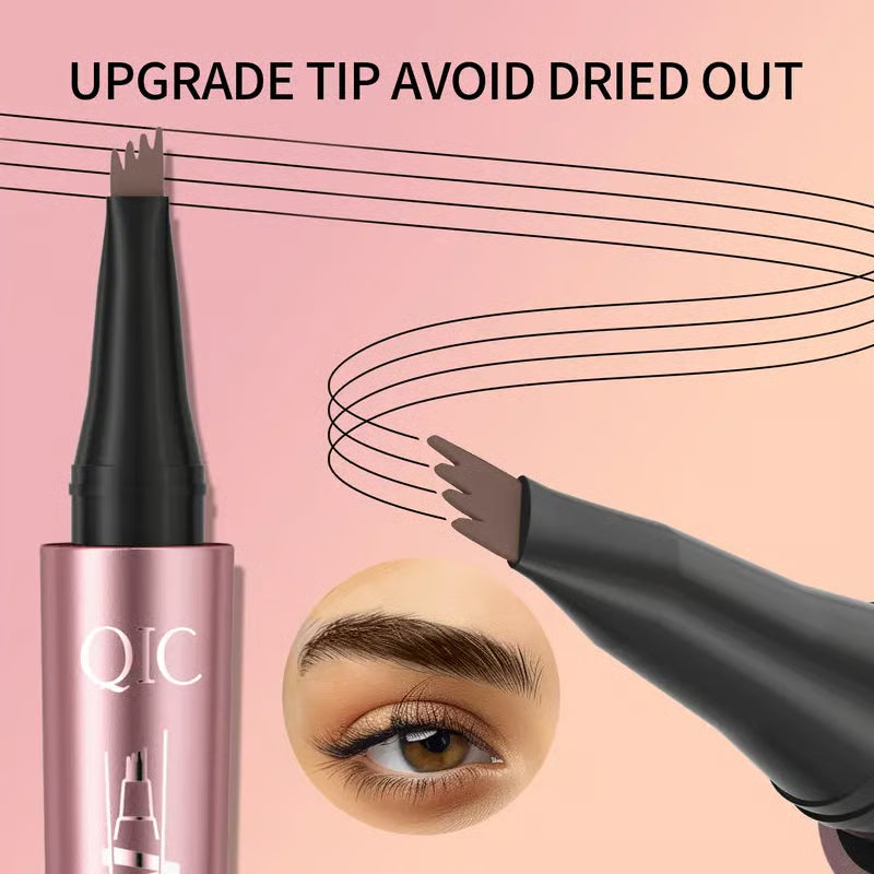 🎁Buy 1 Get 1 Free🔥Waterproof Micro-Fork Eyebrow Pencil, Long-Lasting Brow Pen for Natural Hair-Like Strokes, Smudge-Proof Makeup Tool for Daily Use & Soft Glam
