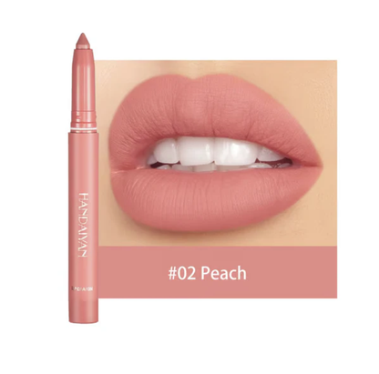 Say Goodbye to Smudges! 💄 Rotating Matte Lipstick Pencils – Long-Lasting, Sharpenable & On Sale Now!