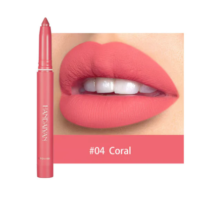 Say Goodbye to Smudges! 💄 Rotating Matte Lipstick Pencils – Long-Lasting, Sharpenable & On Sale Now!